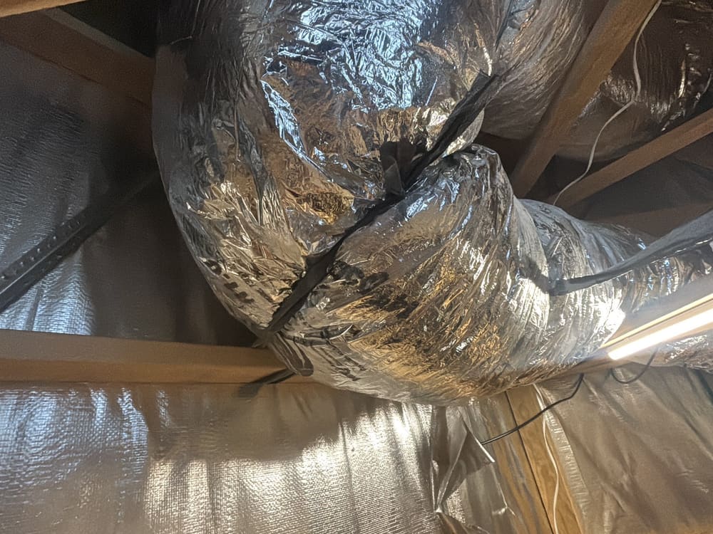 Ducts tight bends and/or crimping, recorded during a lock-up inspection in Melton