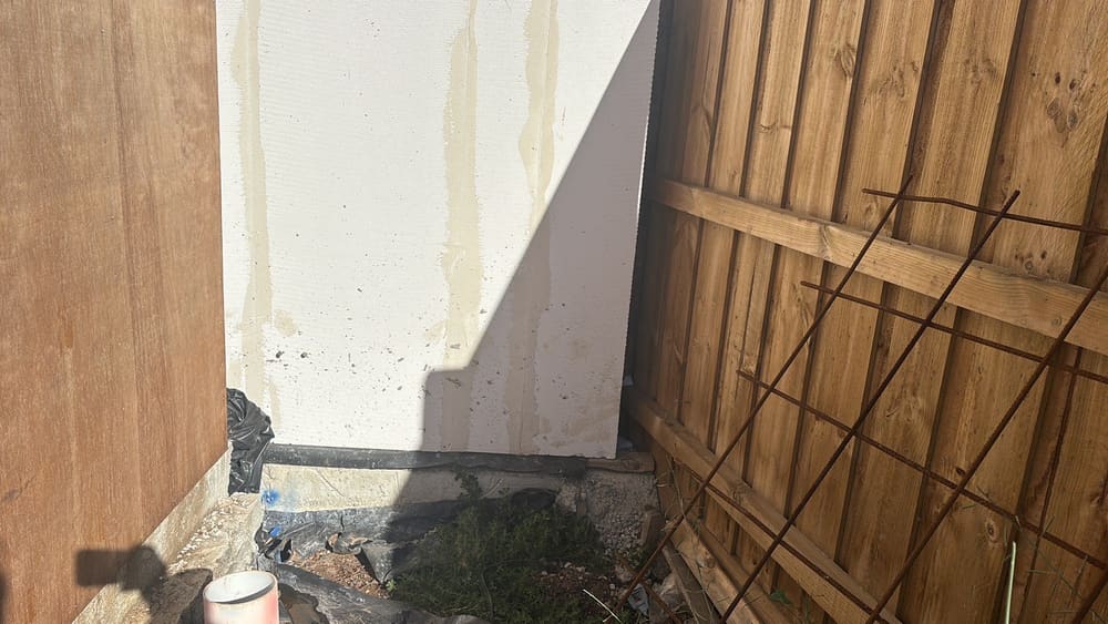 Hebel cladding base support, recorded during a lock-up inspection in Thornhill Park